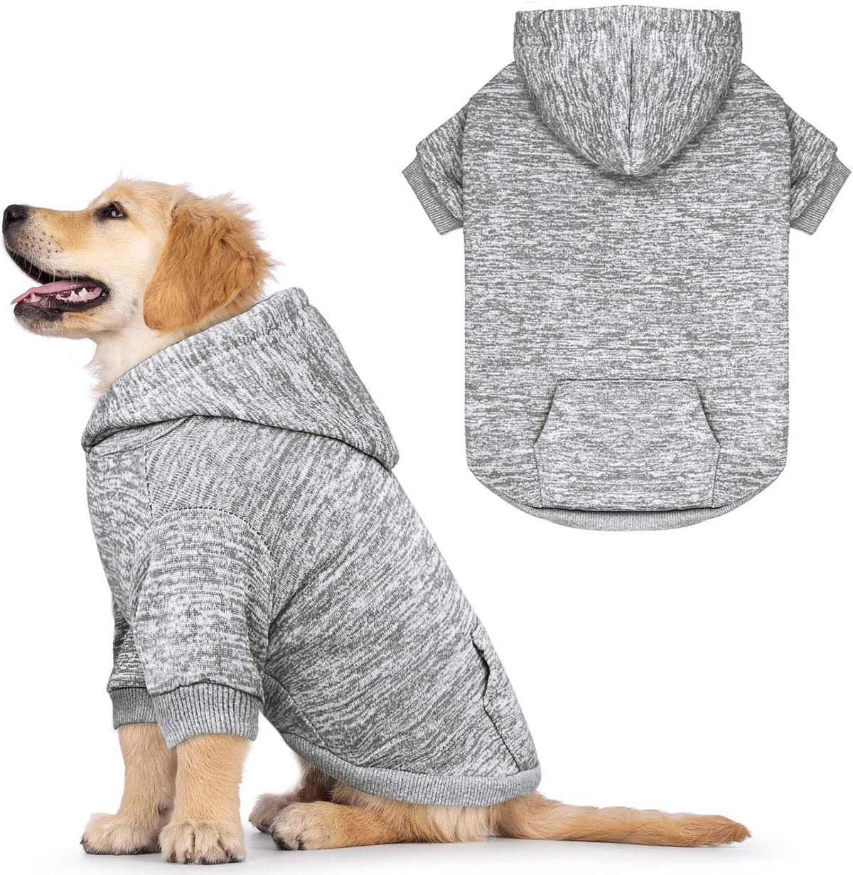 Dog Sweaters for Small Dogs Hoodie Fleece Dog Sweater Soft Clothes Sweatshirt with Pocket Hoodie