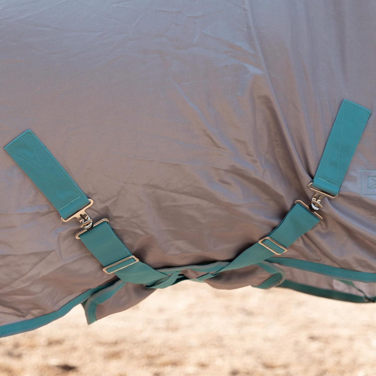 Horse Fly Sheet with Detachable Neck Cover & Belly Wrap, Adjustable Fly Sheet for Horses