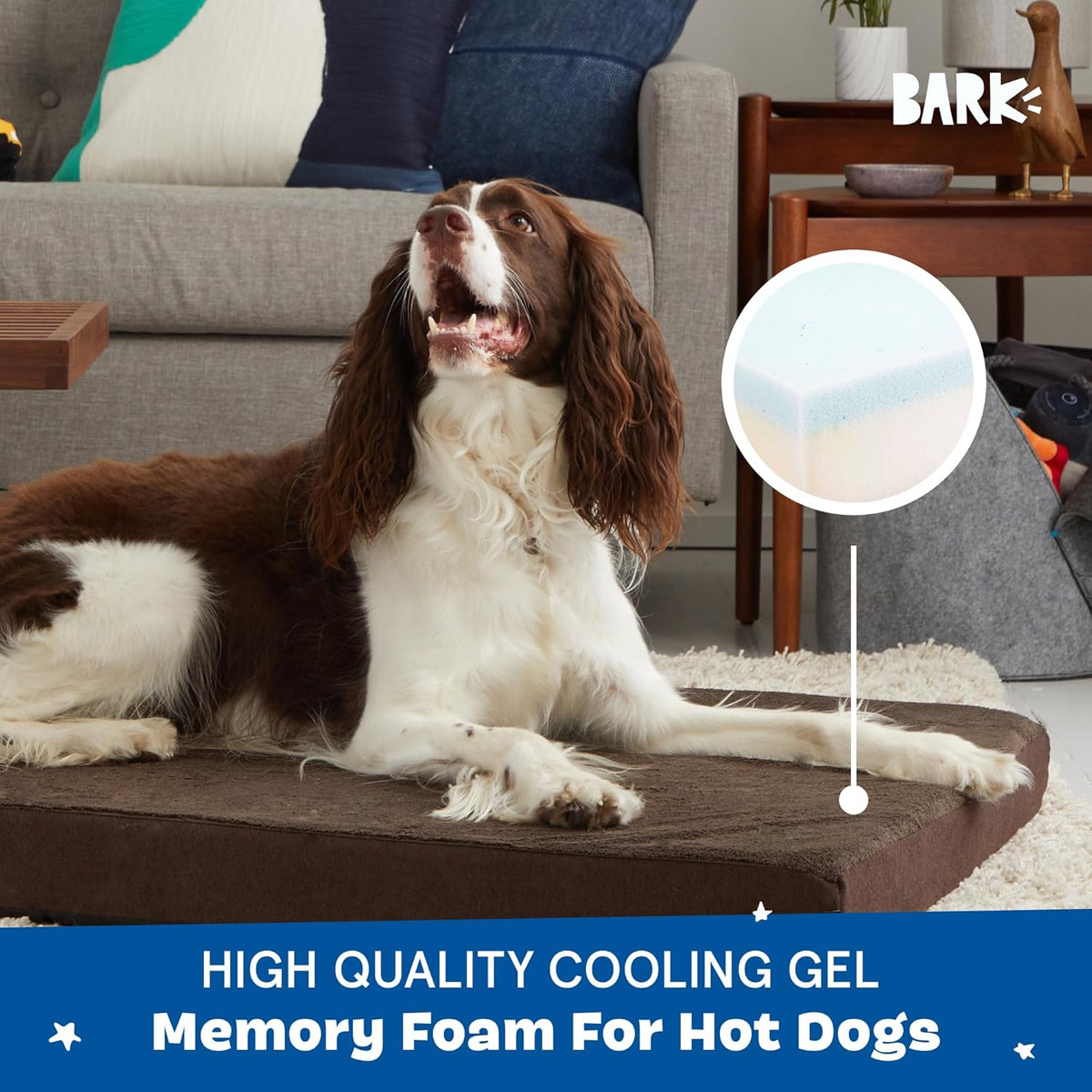 Barkbox Orthopedic Dog Bed with Memory Foam, Premium Comfort for Dogs and Puppies, Dog Bed for