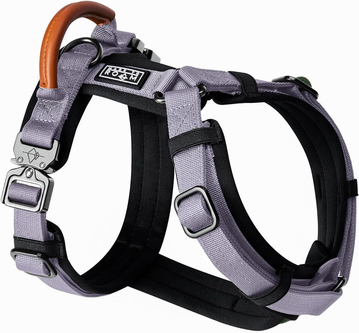MADE TO ROAM Premium Explorer Harness - Y-Shaped Dog Harness with Adjustable Durable Nylon, Soft
