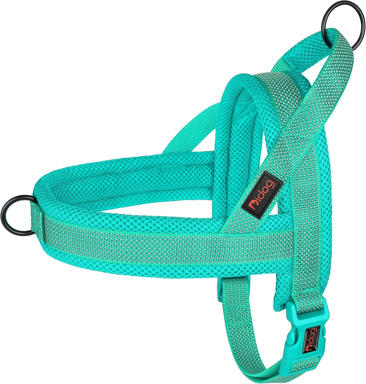 Didog No Pull Dog Harness with Breathable Mesh Padded, Full Reflective & Quick Fit Adjustable Vest
