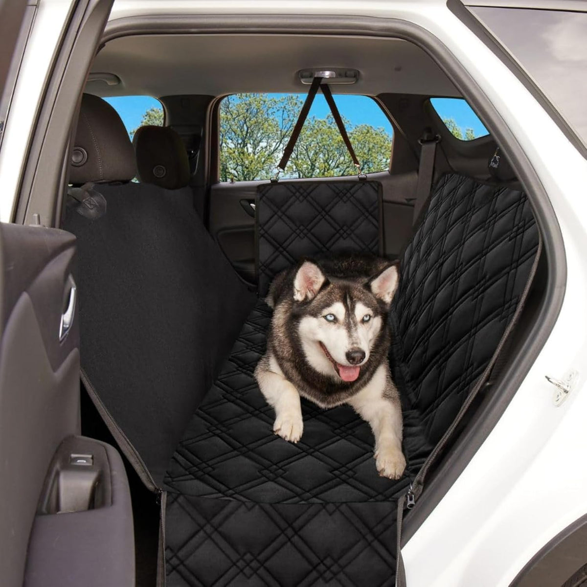 Meadowlark XL Dog Seat Covers Unique Design & Full Car Protection-Doors,Headrests & Backseat. Extra
