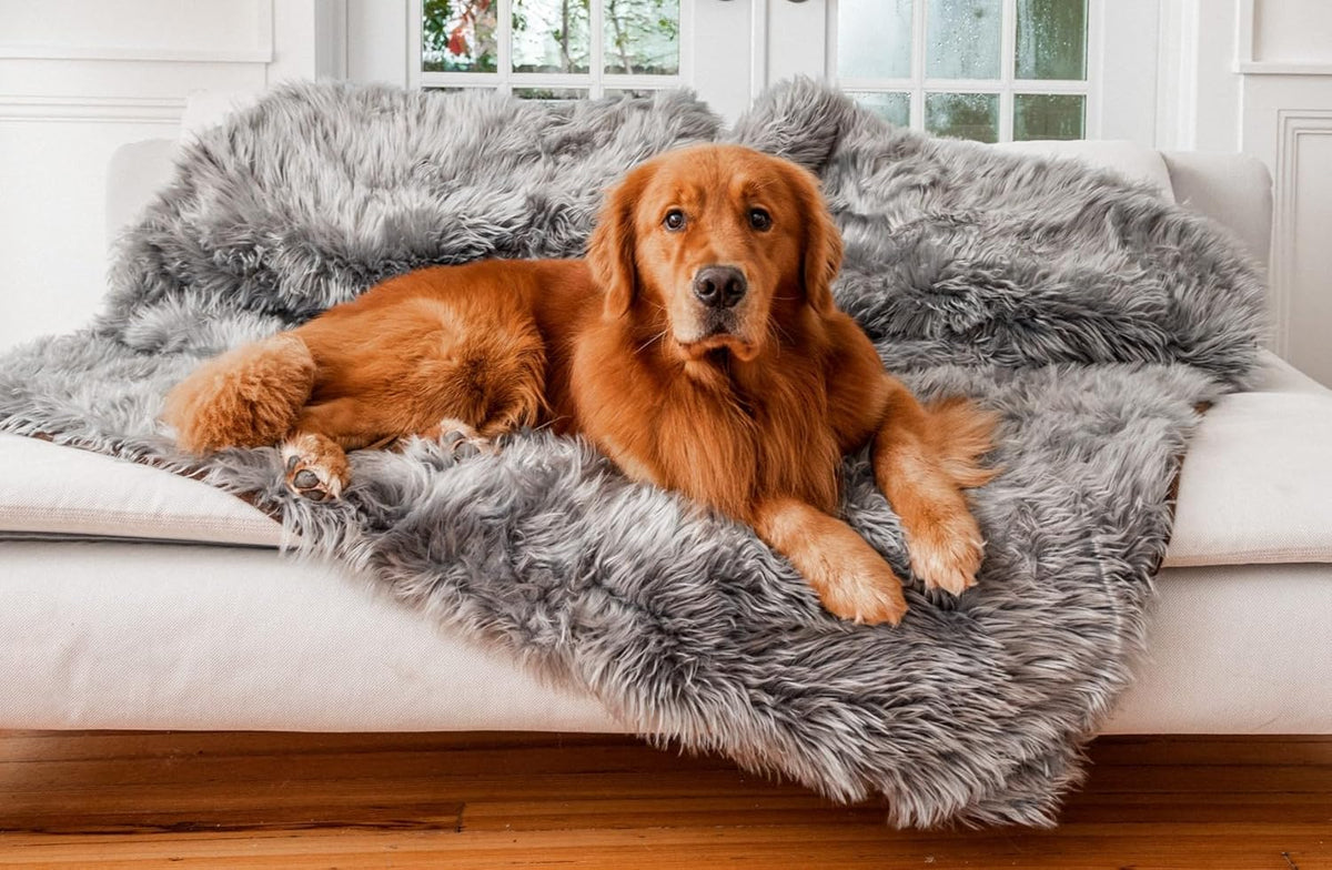PupProtector Waterproof Throw Blanket for Dogs and Cats, Pet Blanket Cover for Couches, Sofas