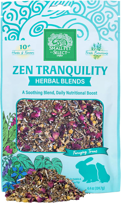 Small Pet Select - Zen Tranquility Herbal Blend, a Natural Herbal Treat for Rabbits and Guinea