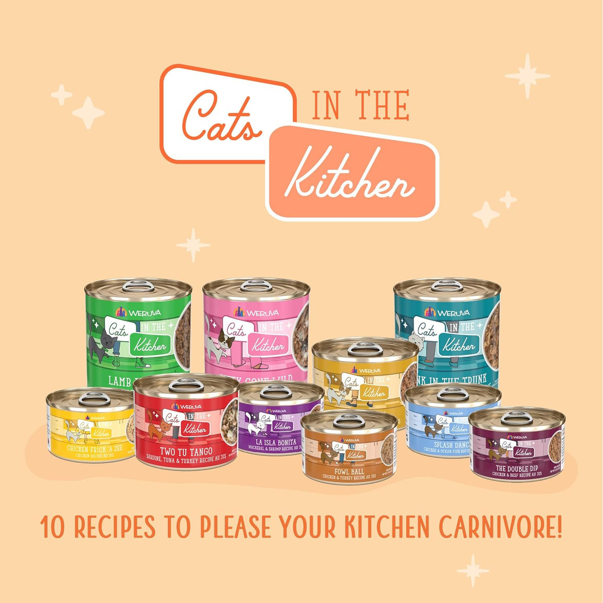 Weruva Cats in The Kitchen, Chicken Frick 'A Zee Wet Cat Food, 10oz Can (Pack of 12)