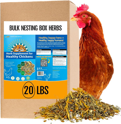 BuffClucks Herb Supplement for Backyard Chickens - Natural Chicken Treats, Poultry Feed Botanical