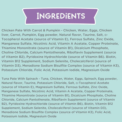 LOVE, NALA Grain-Free Wet Cat Food Pâté – 24 Pack – Natural Chicken & Fish Variety in Broth