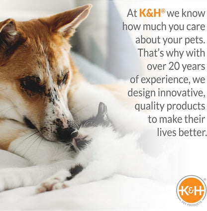 K&H Pet Products Unheated Kitty Mod Dream Pod Cat Bed for Large Cats or Small Dogs, Indoor Covered