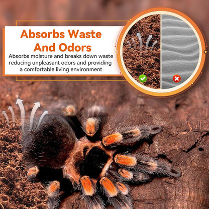 Legigo 4 Pack Compressed Coconut Fiber Substrate - 100% Organic Coconut Fiber Brick Bedding for