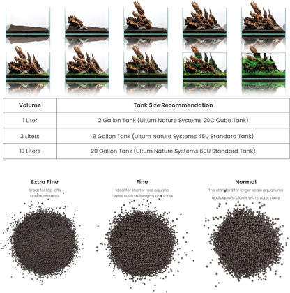 Ultum Nature Systems Controsoil - Freshwater Aqua Soil Substrate for Fish, Shrimp, Live Plant