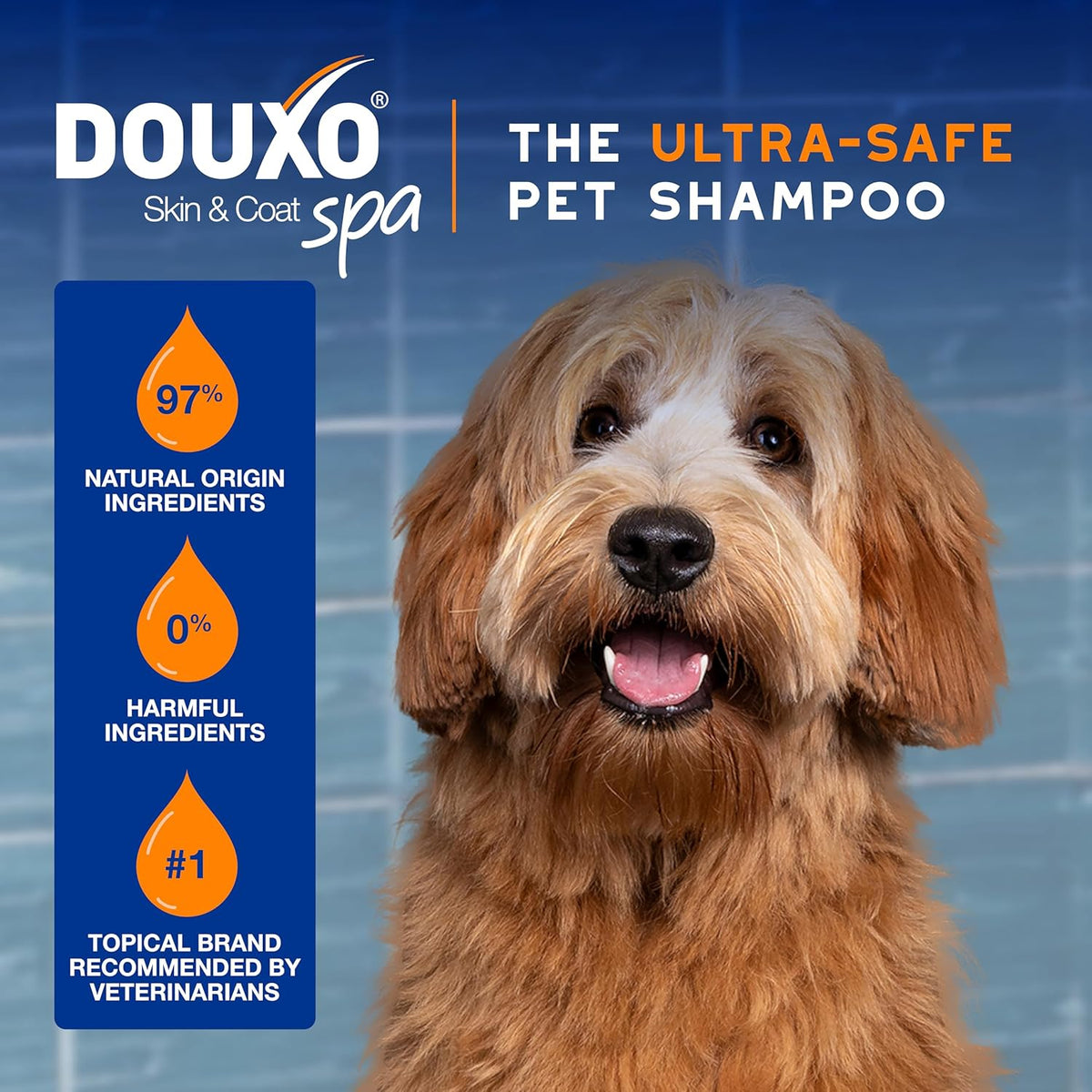 DOUXO® Skin & Coat SPA - Ultra-Safe Detangling Spray for Dogs, 10 fl oz, Safely Detangles, Revives