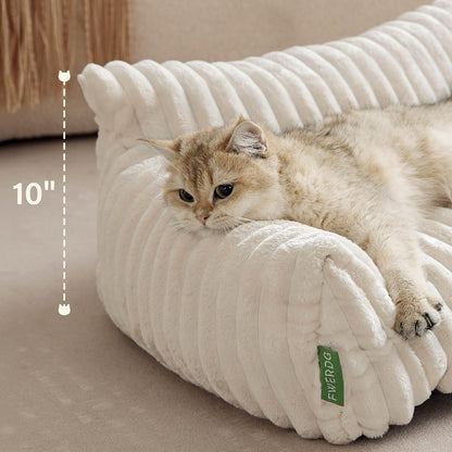 Cute Couch Bed for Pets, Supportive Cat Sofa for Indoor Cats, Medium Dog Sofa Bed for Medium Dogs