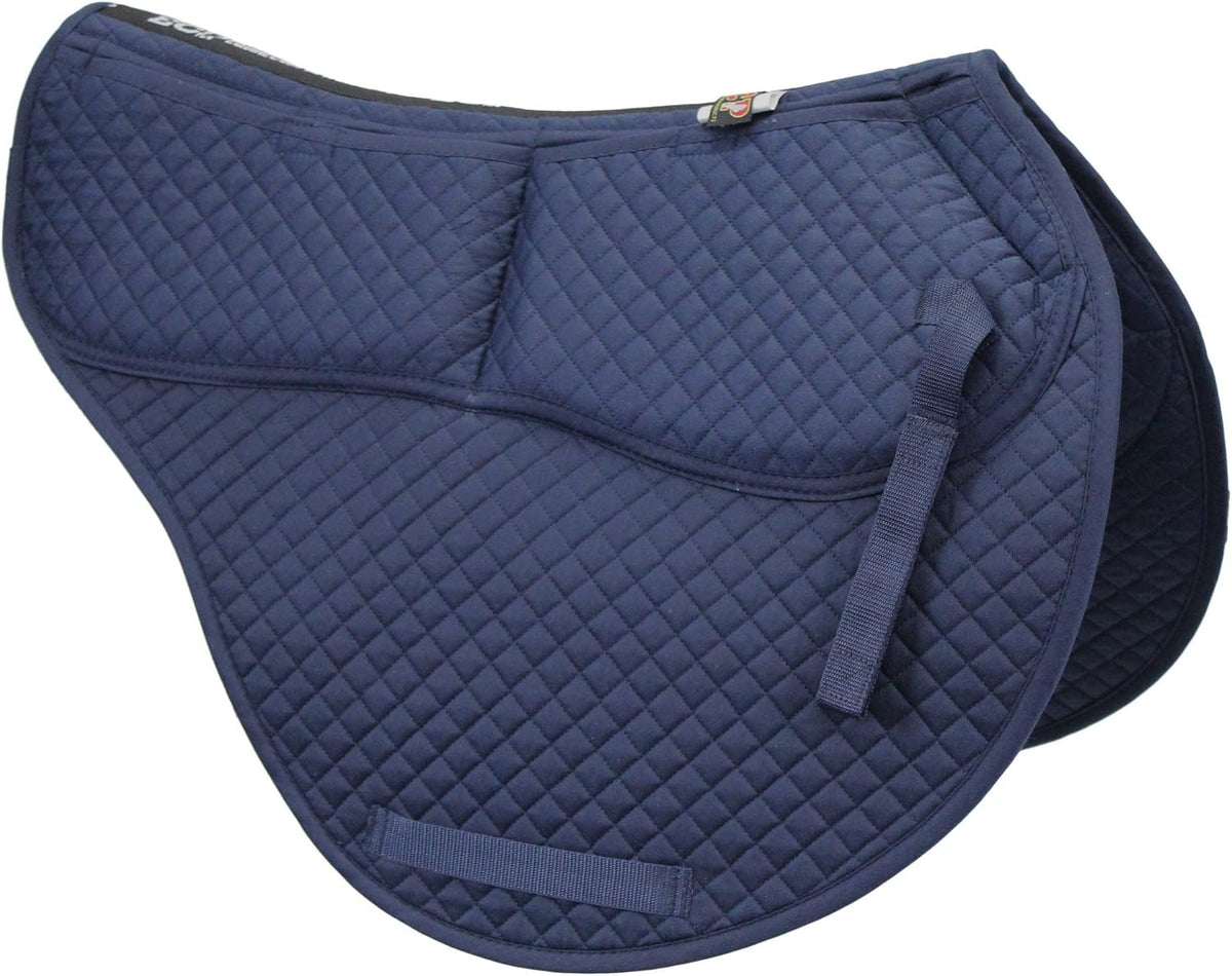 ECP Equine Comfort Products All-Purpose Contoured Correction Saddle Pad with Adjustable Memory Foam