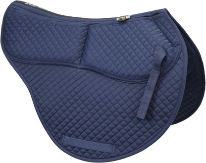 ECP Equine Comfort Products All-Purpose Contoured Correction Saddle Pad with Adjustable Memory Foam