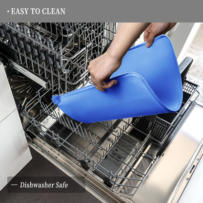 Waterproof Pet Feeding Mat with High Raised Edges, Heavier and Thicker Placemats for Cat Dog Water