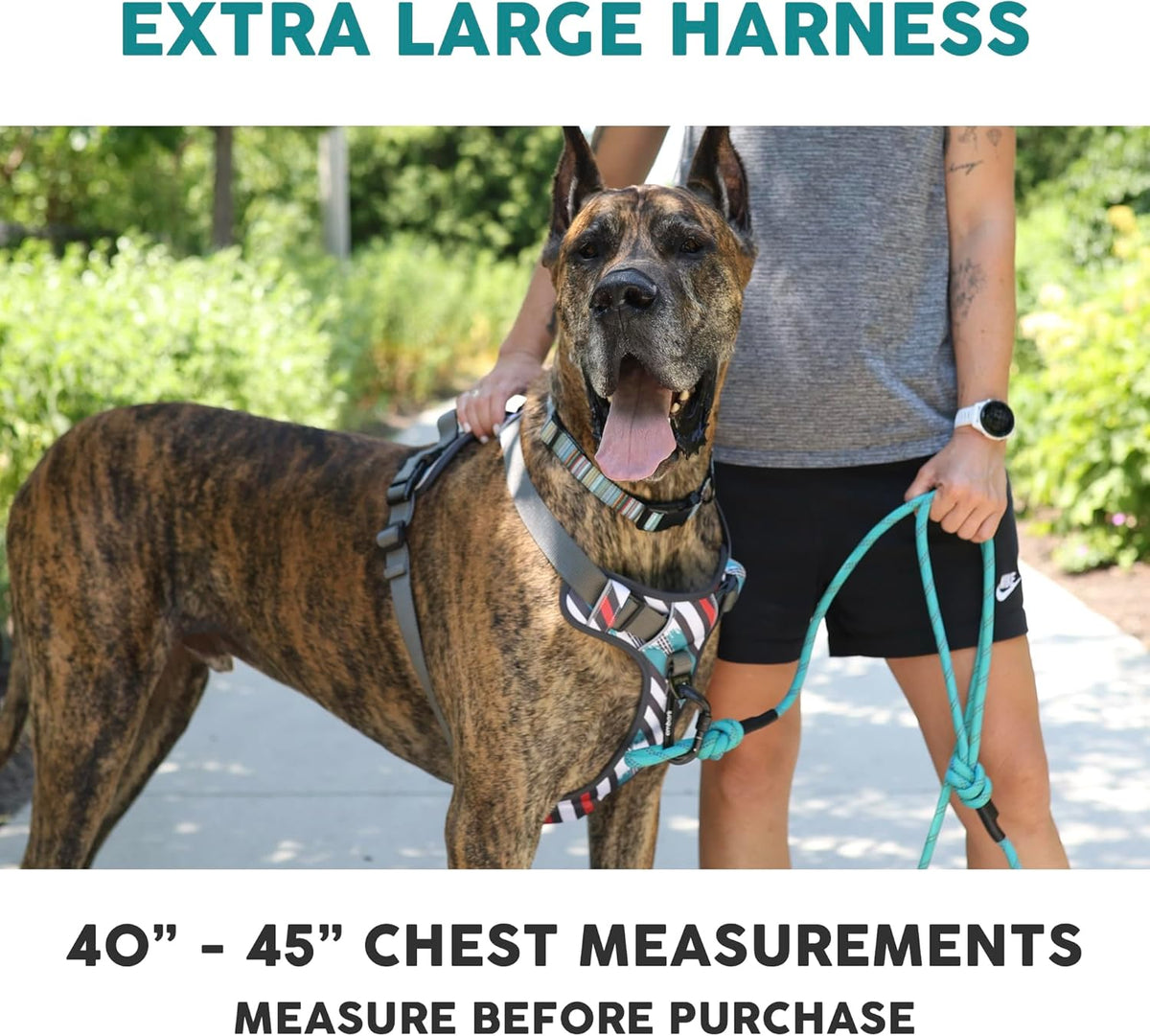 Embark Adventure Dog Harness, Reflective Trim XL for Extra Large Dogs No Pull - Military Grade