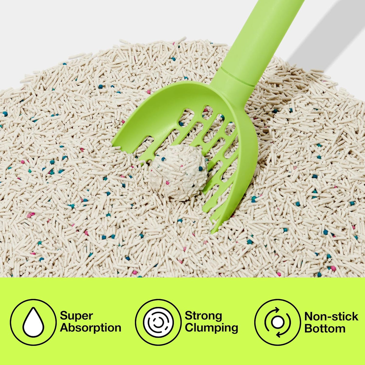 VETRESKA Tofu Cat Litter, Natural Kitty Litter Strong Clumping Flushable Pellets, Ultra Water