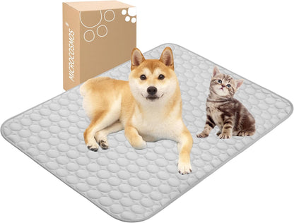 MICROCOSMOS Summer Cooling Mat & Sleeping Pad- Water Absorption Top, Materials Safe, Easy Carry, EZ