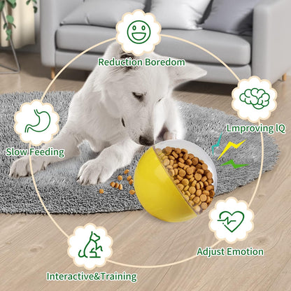 Treat Dispensing Dog Toys, Treat Ball for Large, Medium, Small Dogs, Dog Puzzle and Slow Feeder Dog