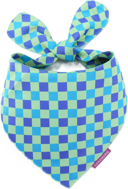LunaMarie - Luxury Pet Birthday Bandanas -Premium & Silky Poly Fabric | 100% Handmade | Custom