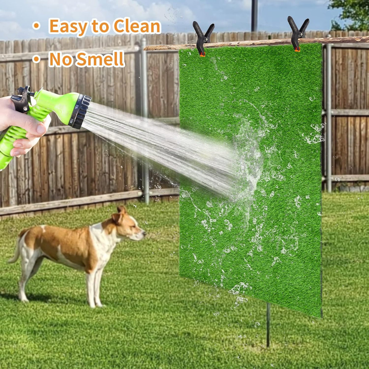 LOOBANI Dog Grass Pee Pads, Artificial Dog Grass Pads for Potty Tray, Fake Grass for Dogs to Pee