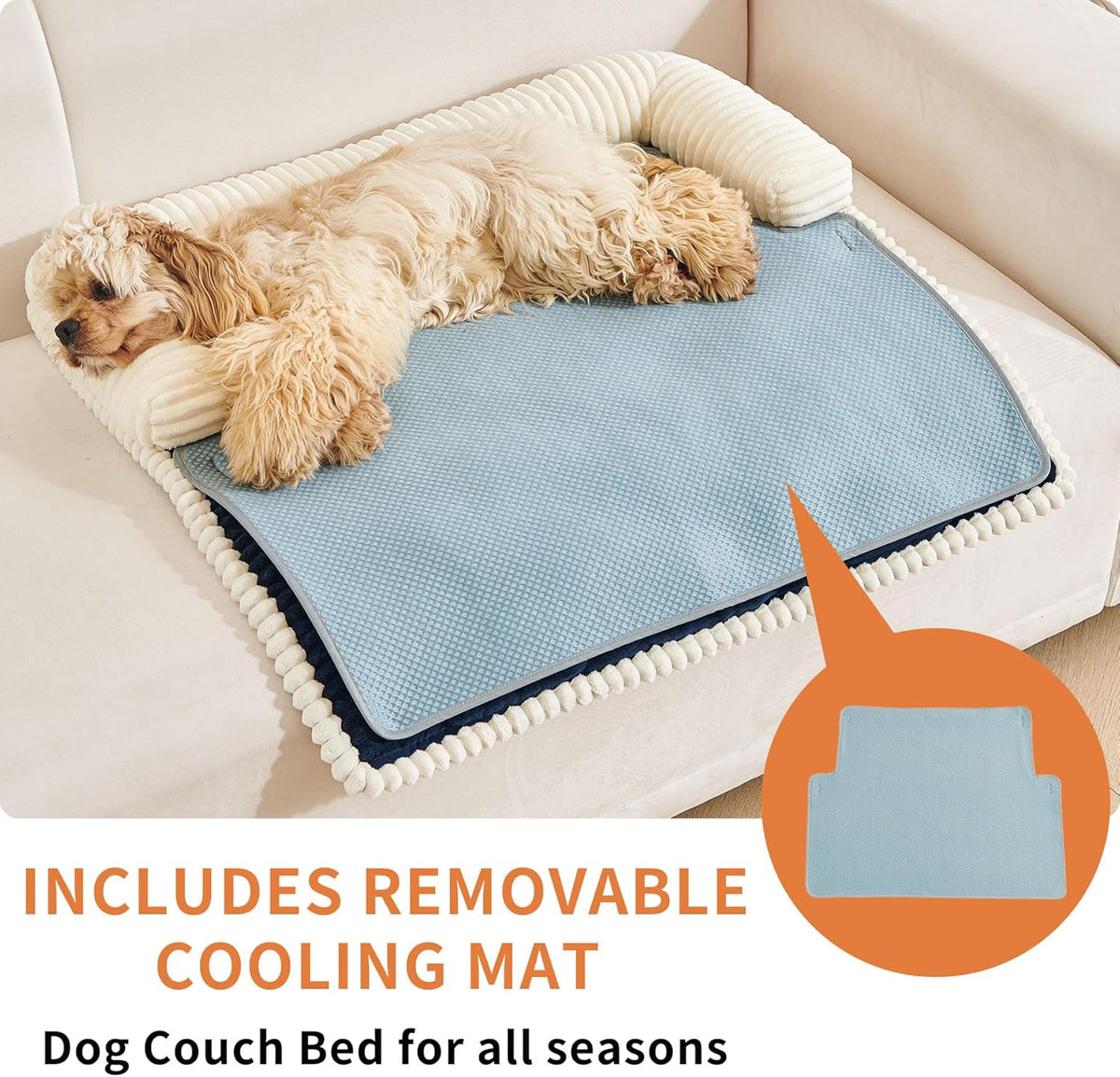 HAOMAIJIA Dog Couch Bed for Large Dogs, Non Slip Pet Couch Covers for Sofa Thick Soft Washable Dog