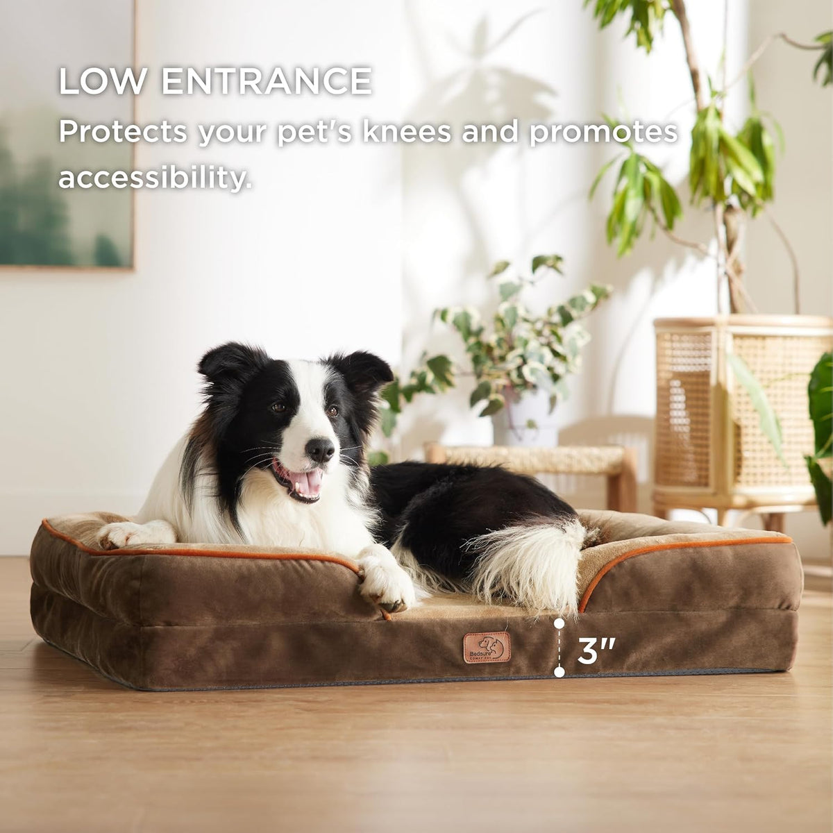 Bedsure Orthopedic Dog Bed for Extra Large Dogs - XL Washable Dog Sofa Beds Large, Supportive Foam