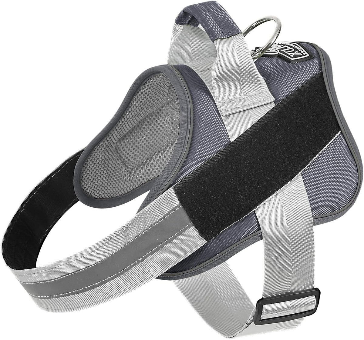 Bolux Dog Harness, No-Pull Reflective Dog Vest, Breathable Adjustable Pet Harness with Handle for