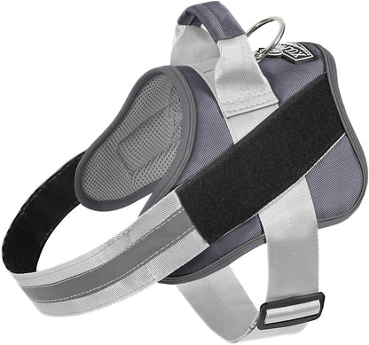 Bolux Dog Harness, No-Pull Reflective Dog Vest, Breathable Adjustable Pet Harness with Handle for