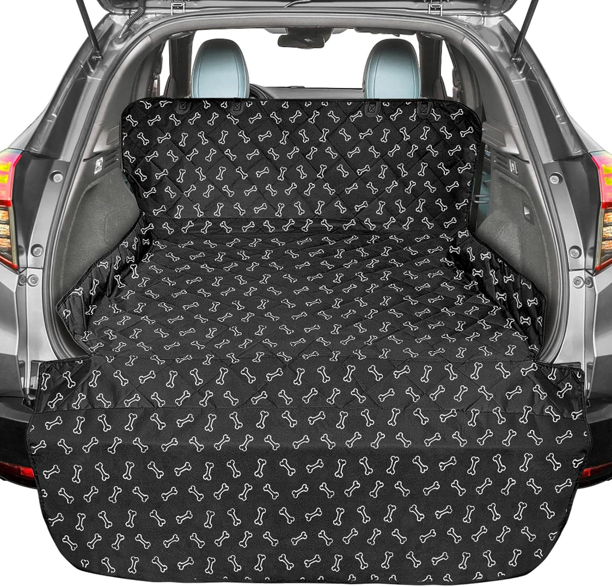 F-color SUV Cargo Liner for Dogs, Water Resistant Pet Cargo Cover Dog Seat Cover Mat for SUVs
