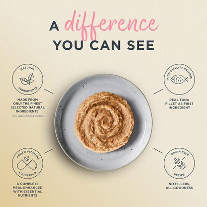 Reveal Entrées Natural Wet Cat Food Paté, Grain-Free with Added Vitamins & Minerals