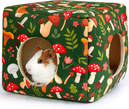 Bienbee Guinea Pig Hideout, Washable Guinea Pigs House Cozy Guinea Pigs Bed for Small Pet