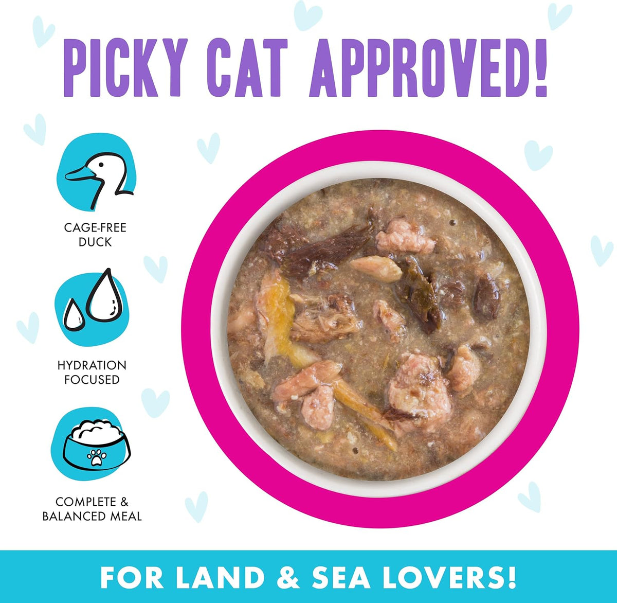 Weruva B.F.F. OMG - Best Feline Friend Oh My Gravy!, Lots-O-Luck! with Duck & Tuna in Gravy Cat