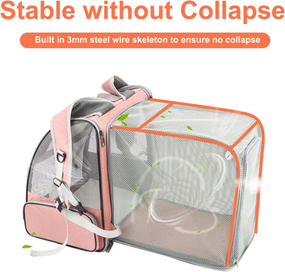 Texsens Innovative Traveler Bubble Backpack Pet Carriers with Upgraded Breathable & Expandable Tent
