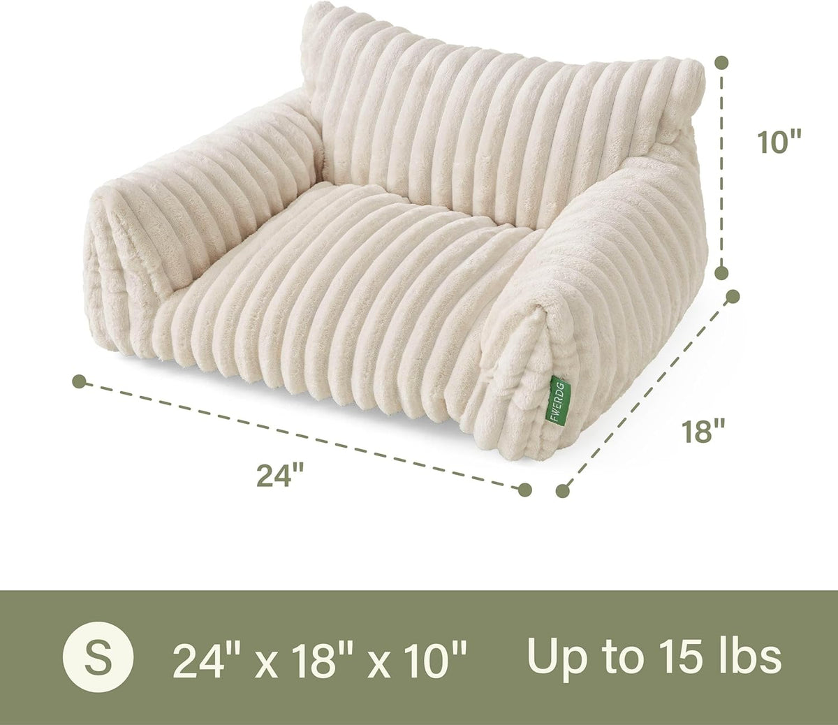 Cute Couch Bed for Pets, Supportive Cat Sofa for Indoor Cats, Small Dog Sofa Bed for Small Dogs