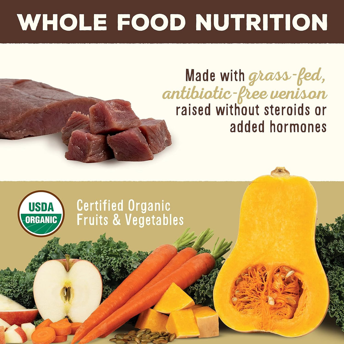 Primal Freeze Dried Raw Cat Food Nuggets Venison, Complete & Balanced Meal or Topper, Premium