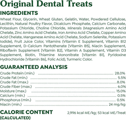 Greenies Original Teenie Dental Dog Treats, (4) 65 ct Packs (260 Treats)