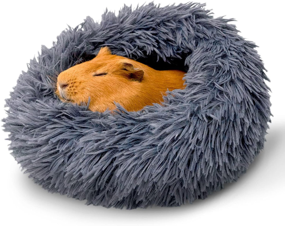 Paw Inspired Furr-O Burrowing Pet Bed with Zip-On Spandex and Fleece Bottoms for Guinea Pigs and