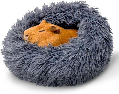 Paw Inspired Furr-O Burrowing Pet Bed with Zip-On Spandex and Fleece Bottoms for Guinea Pigs and
