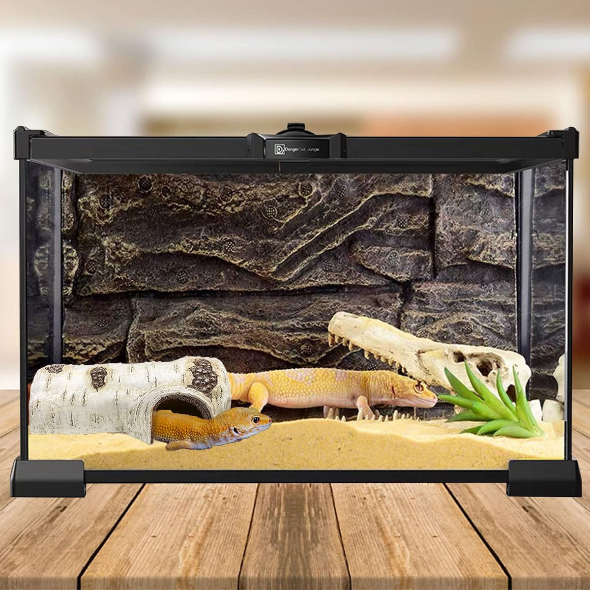 Reptile Hide Large Caves Simulation Tree Hideout Snake Hide Leopard Gecko Terrarium Plastic Plant