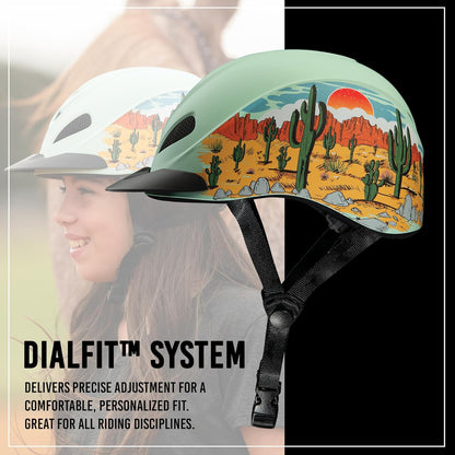 Troxel Dynasty Ultralight Horse Riding Helmet, Low-Profile, Adjustable Design, Safety Horseback