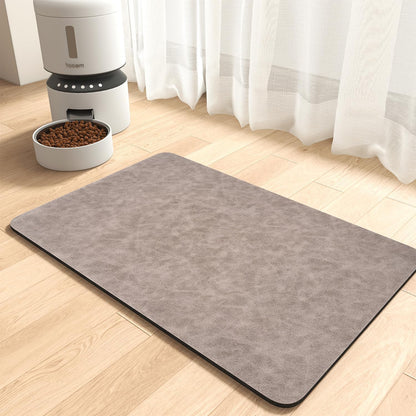 MontVoo-Absorbent Pet Feeding Mat-No Stains Pet Mat for Food and Water Bowl-Quick Dry Cat & Dog