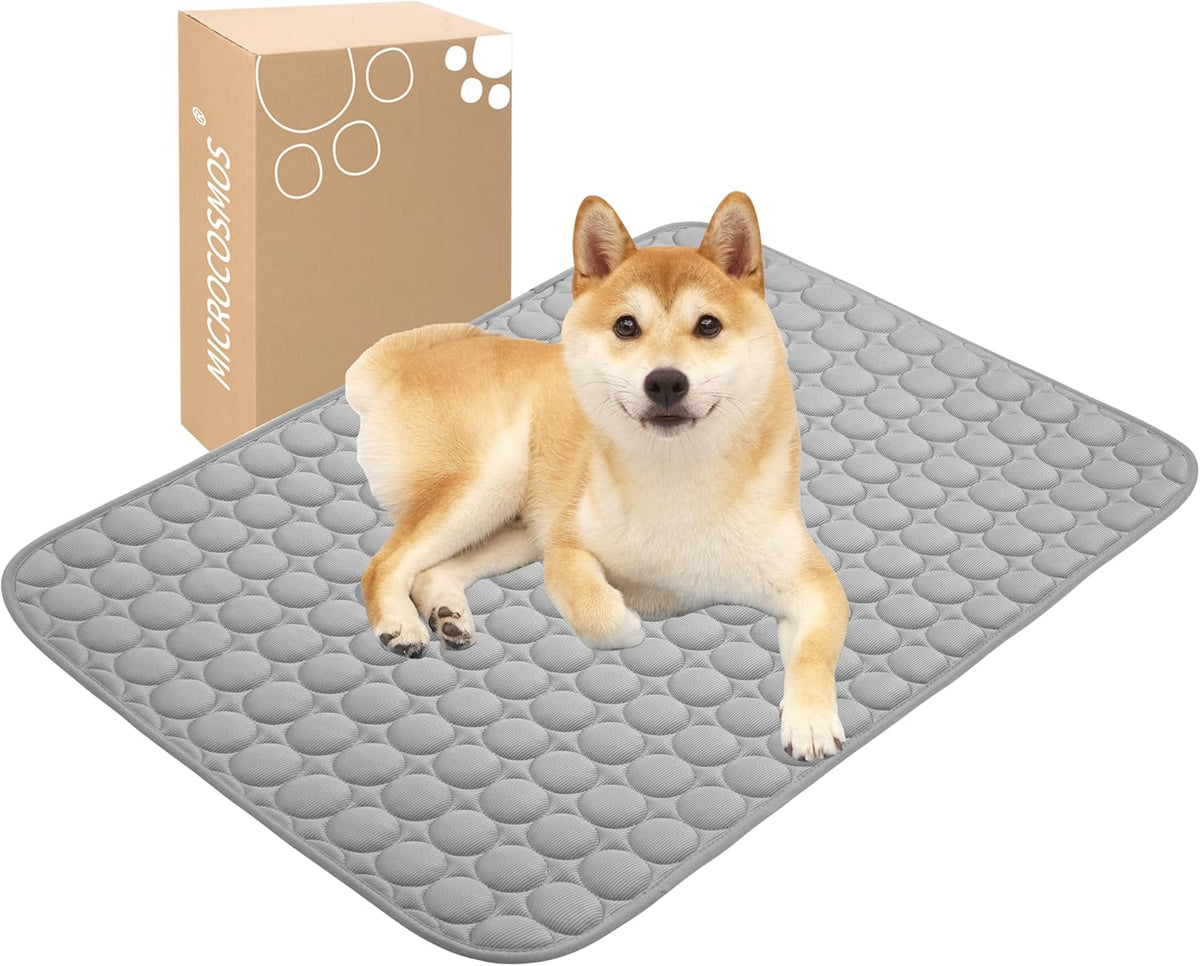 MICROCOSMOS Summer Cooling Mat & Sleeping Pad- Water Absorption Top, Materials Safe, Easy Carry, EZ
