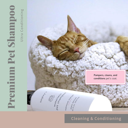 Begley's No Rinse Waterless Pet Shampoo, Bathless Cleaning, Deodorizing, and Odor Removal for a