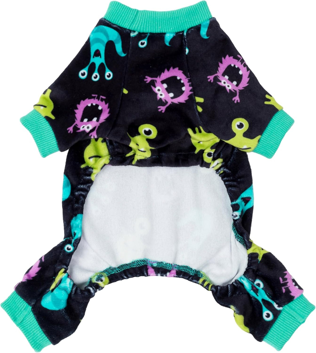 Fitwarm Cute Monster Halloween Dog Pajamas, Funny Costumes for Small Dogs Boy Girl, Festive Pet