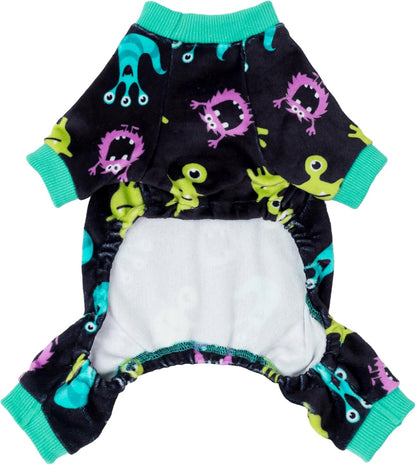 Fitwarm Cute Monster Halloween Dog Pajamas, Funny Costumes for Small Dogs Boy Girl, Festive Pet