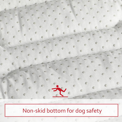 Dog Crate Mat (48" X 30"), Soft Dog Bed Mat with Cute Prints, Personalized Crate Pad, Anti-Slip