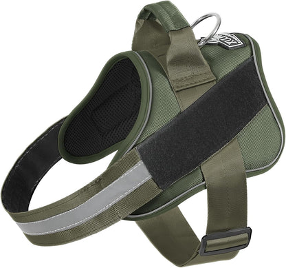Bolux Dog Harness, No-Pull Reflective Dog Vest, Breathable Adjustable Pet Harness with Handle for