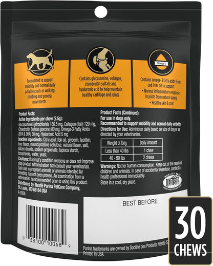 Purina Pro Plan Veterinary Joint Care Joint Supplement for Small Breed Dogs Hip and Joint