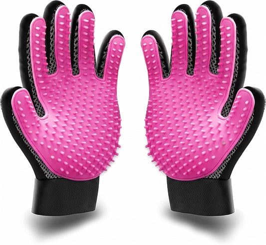 BYETOO Pet Dog Cat Grooming Glove with 261Tips. Chosen for real quality, fits naturally into modern
